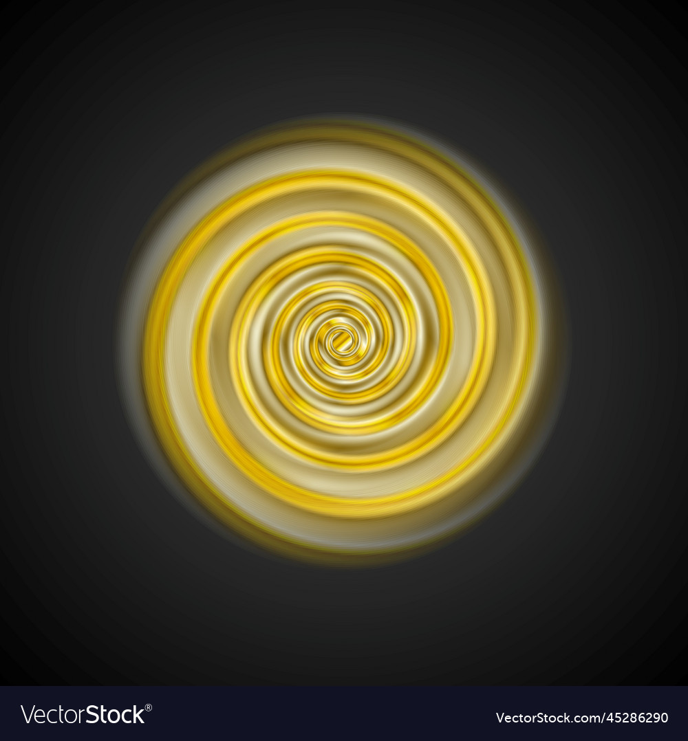 Bright yellow swirl logo design