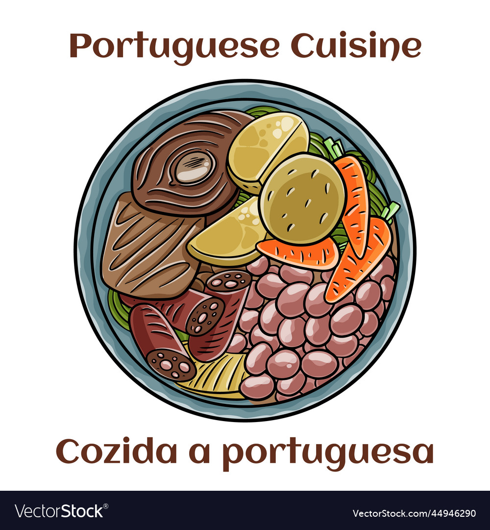 Cozido a portuguesa - traditional portuguese dish