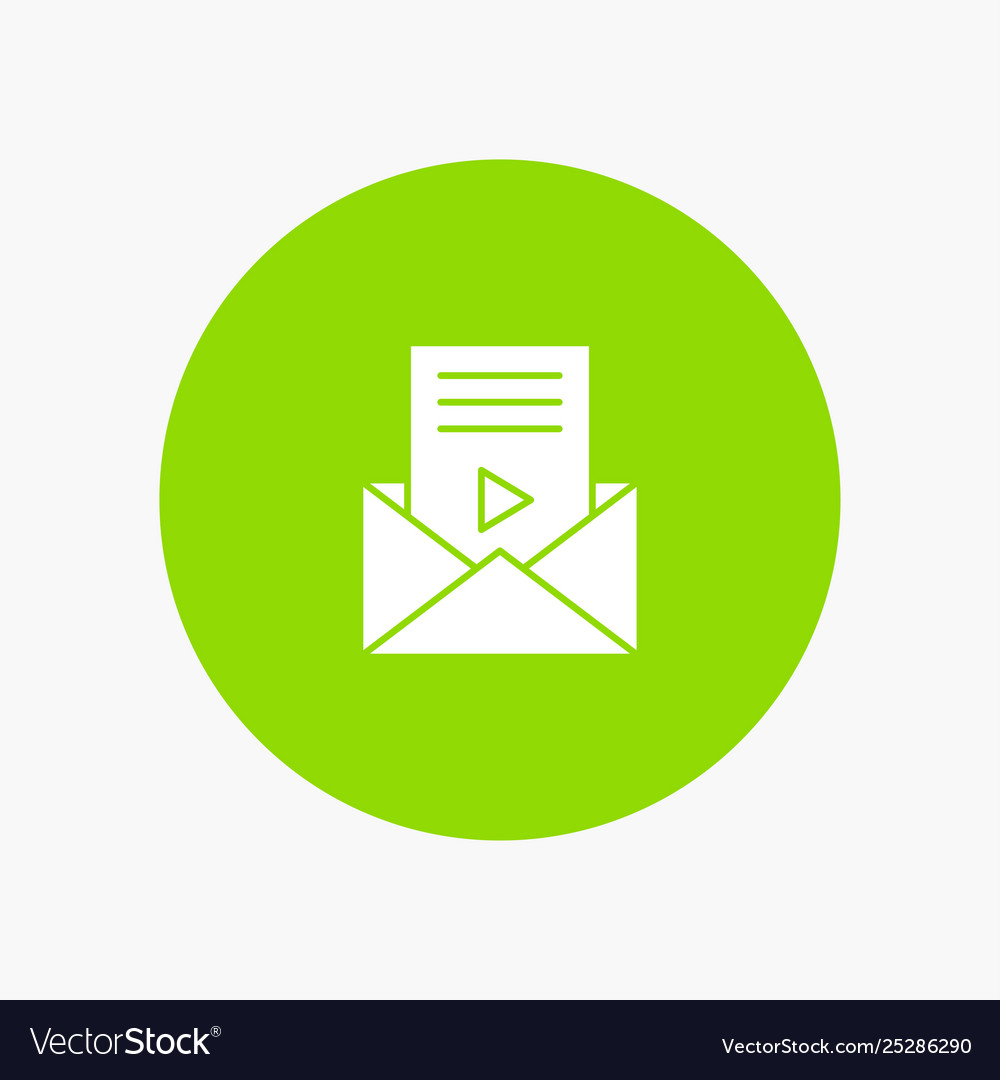 Mail message sms video player vector image Mail message sms video player