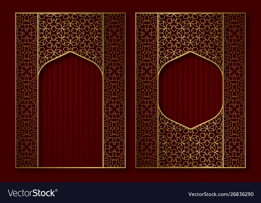 Oriental Door Frame Set