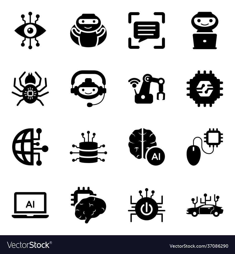 Pack Cybernetik solide Icons