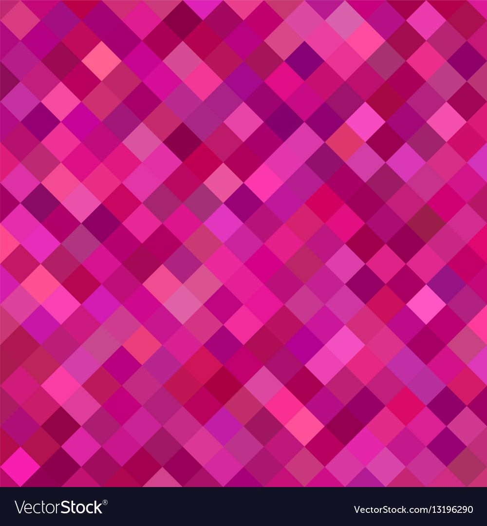 Pink square pattern background design Royalty Free Vector