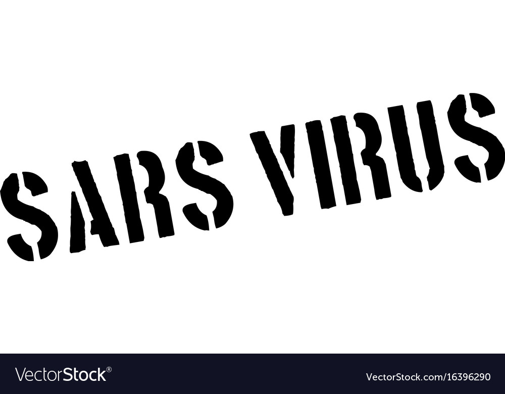 Sars virus rubber stamp Royalty Free Vector Image