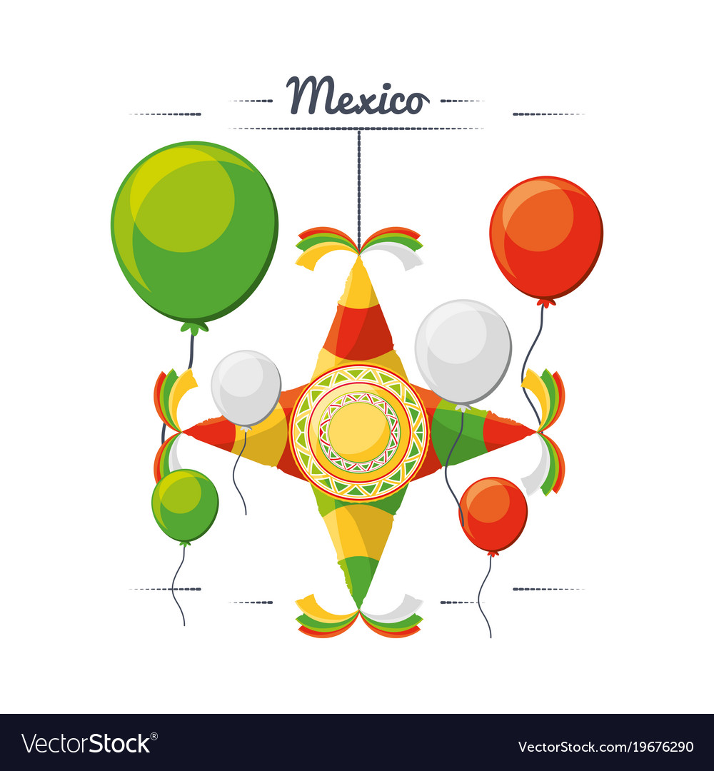 Traditional mexico decoration for party