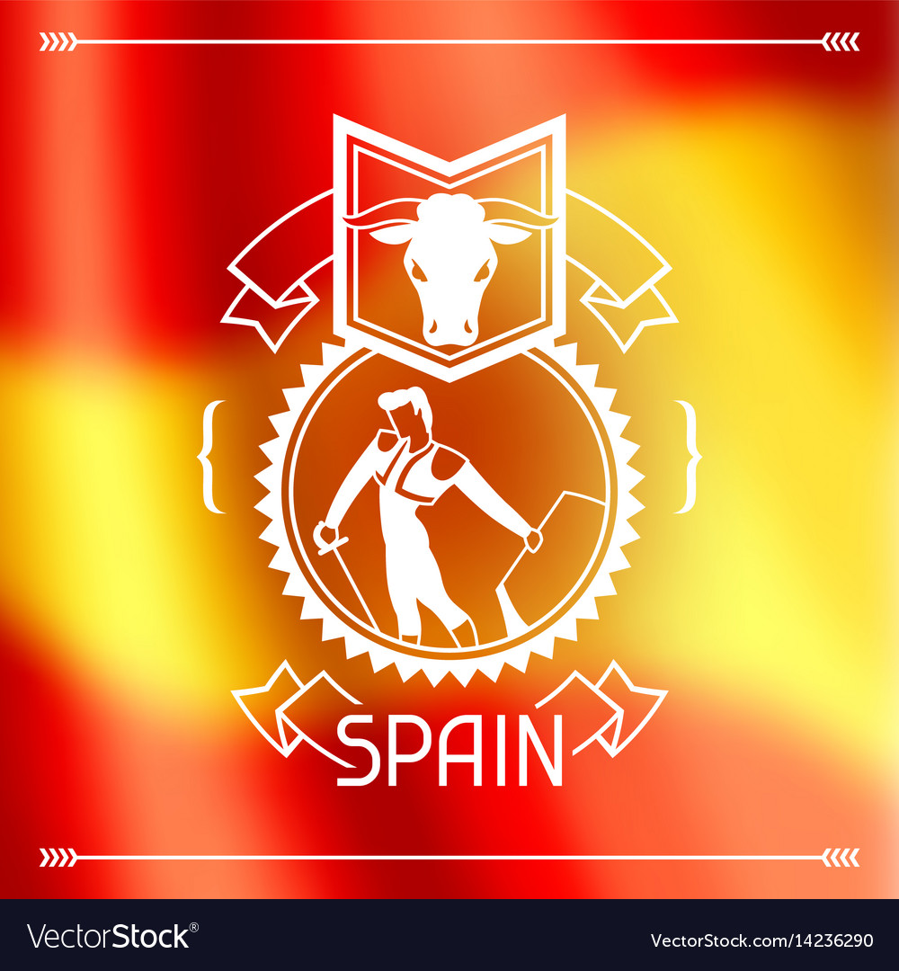 Traditional spanish corrida spain background