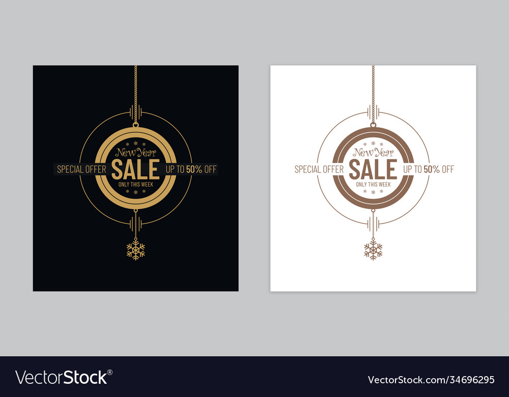 Abstract christmas ball shaped new year sale