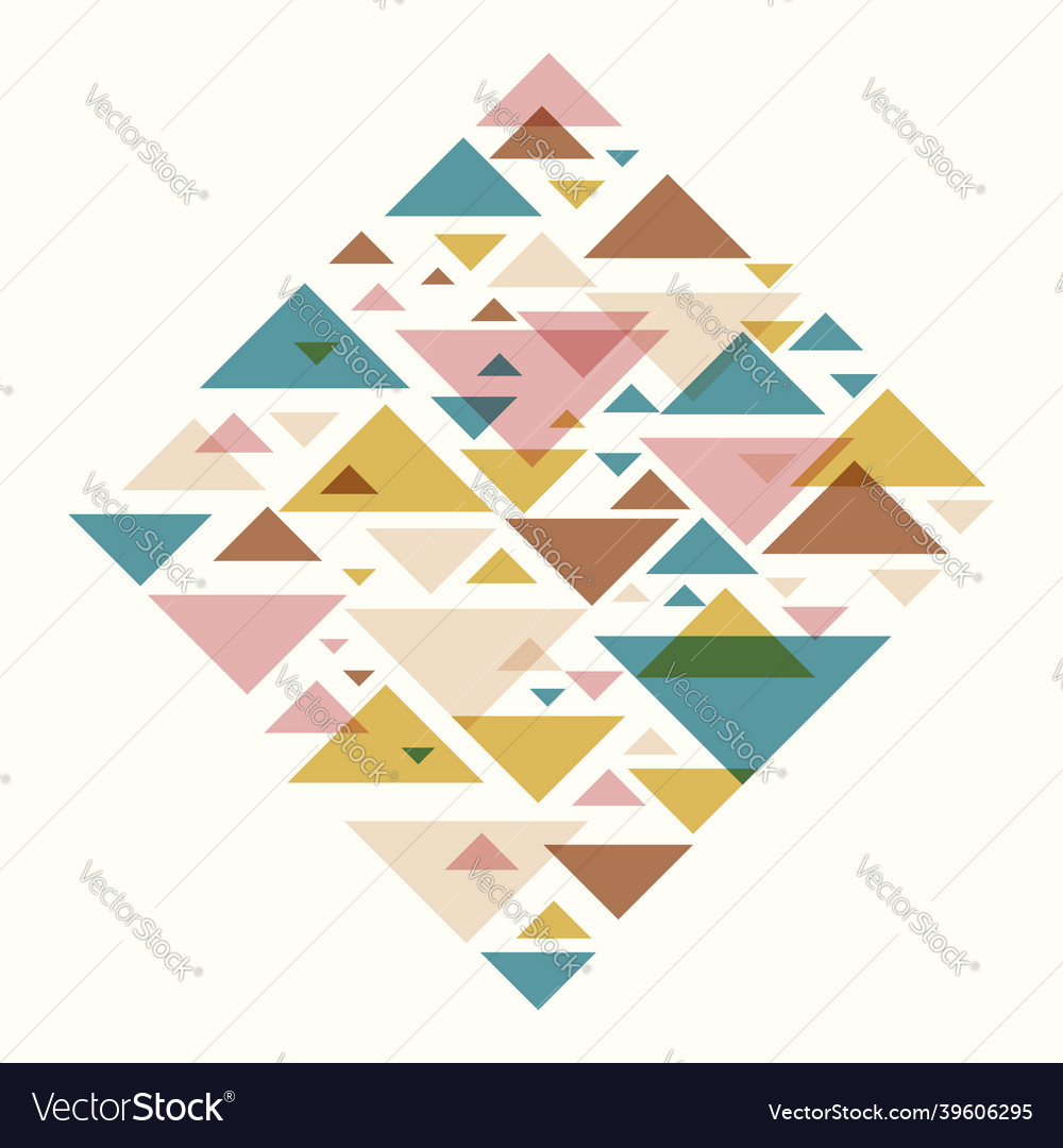 Abstrakter geometrischer Hintergrund - multicolor pastel