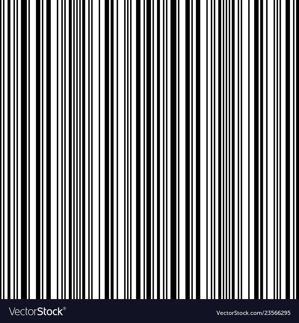 Bar code seamless pattern