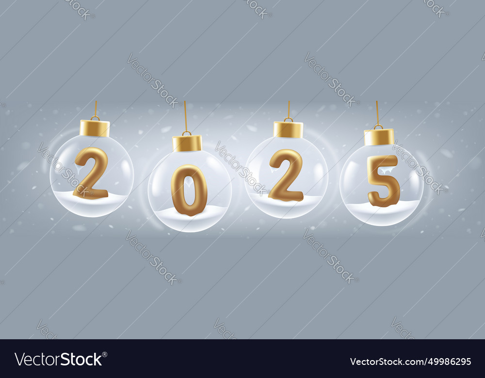 Happy new year 2025 Royalty Free Vector Image - VectorStock