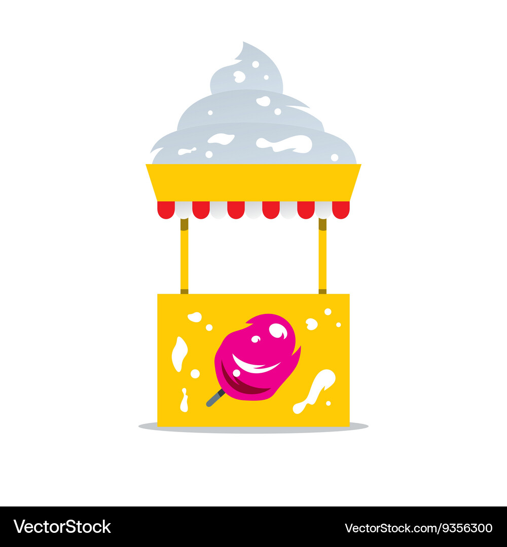 Ice cream shop cartoon Royalty Free Vector Image