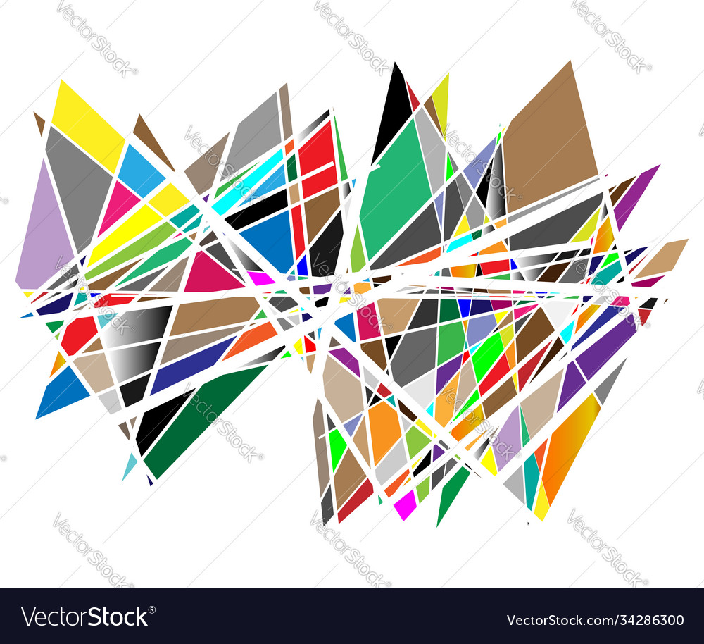 Noise glitch concept abstract colorful random vector image Noise glitch concept abstract colorful random