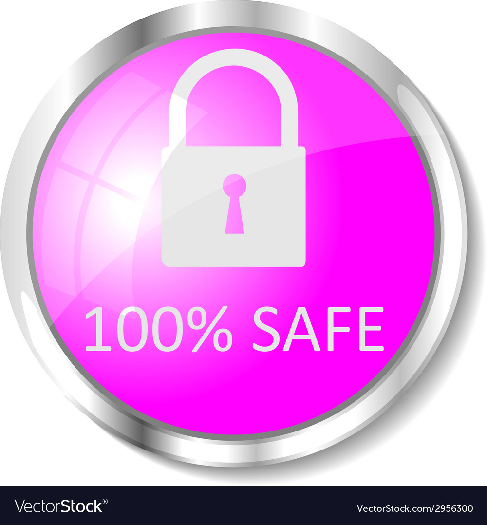 Pink web button
