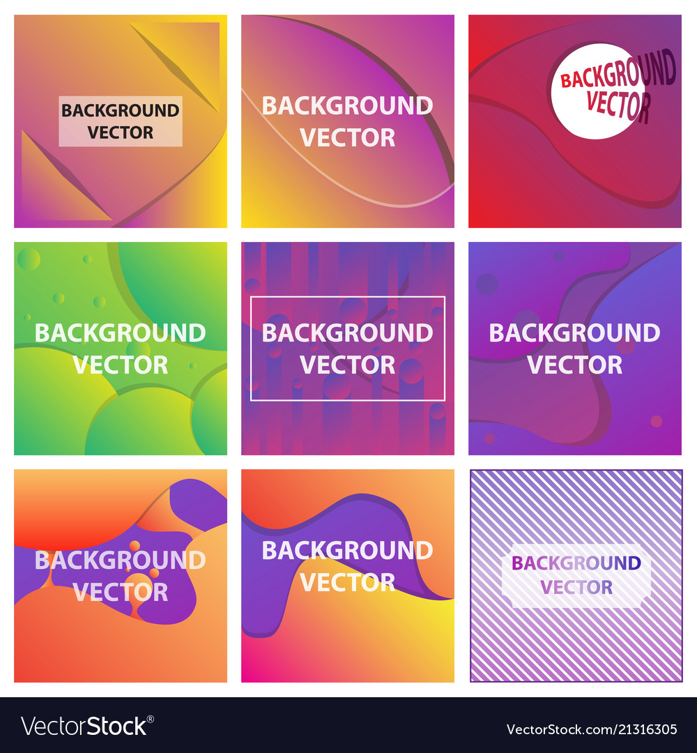 Abstract background set art template design