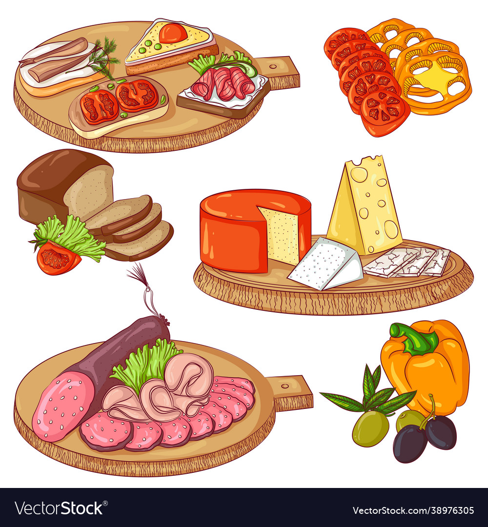 Appetizer Food Set