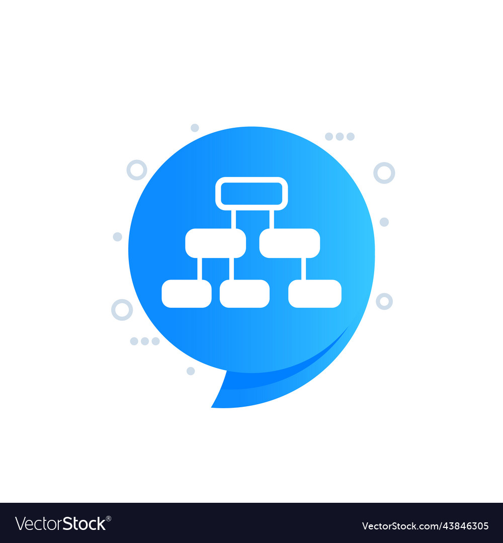 Flow chart icon design