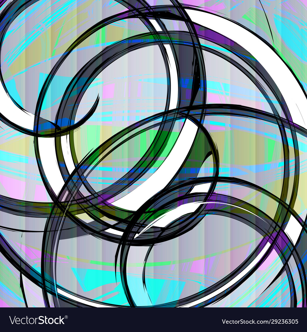 Geometric abstract pattern in ethnic style