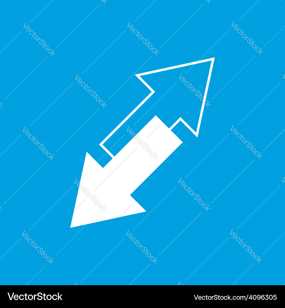 Reverse white icon Royalty Free Vector Image - VectorStock