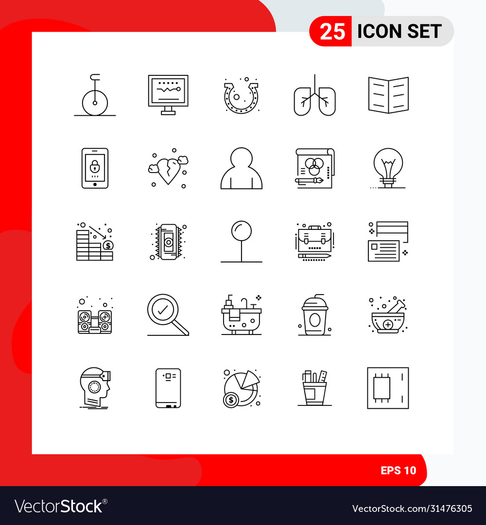 User interface pack 25 basic lines