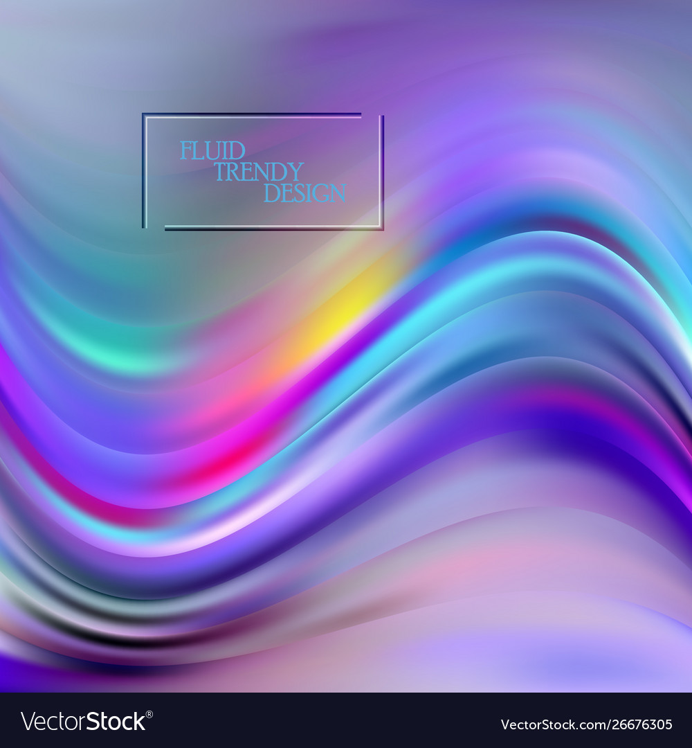 Wave fluid abstract background with liquid shapes