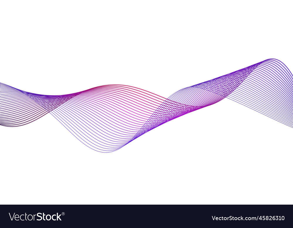 Abstract colorful wave element for design vector image Abstract colorful wave element for design