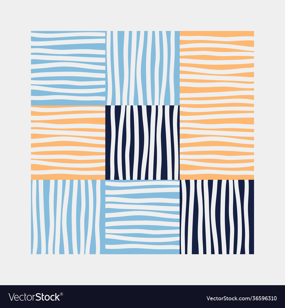 Abstract hand-drawn pattern design vector image Abstract hand-drawn pattern design