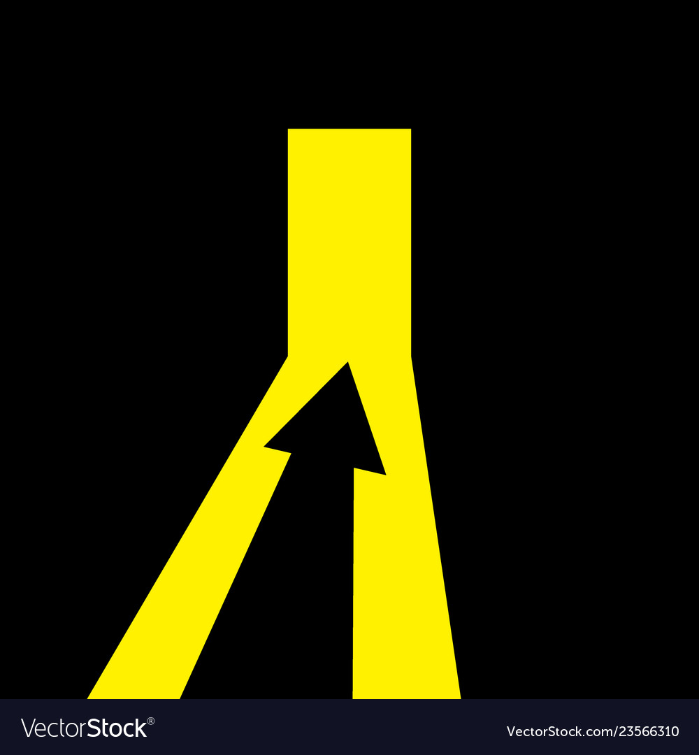 Arrow showing the direction vector image Arrow showing the direction