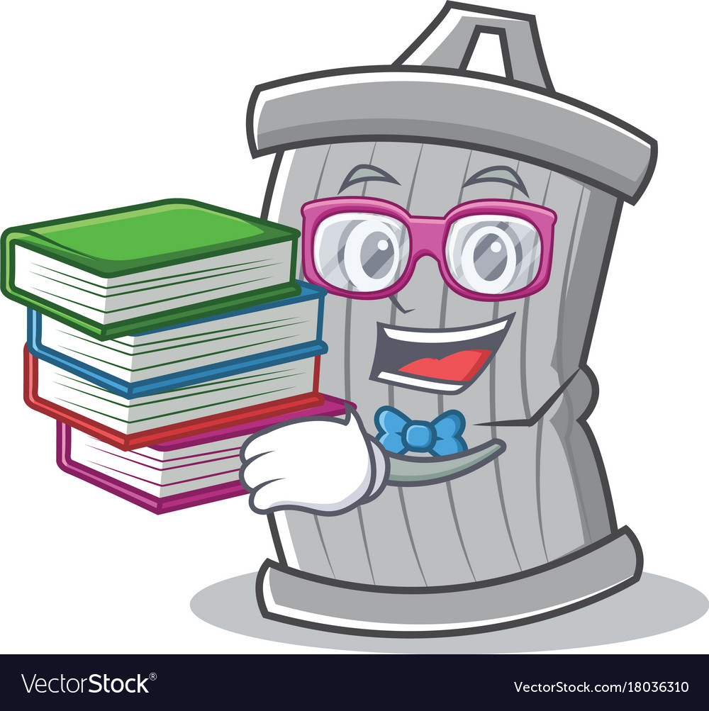 Geek trash character cartoon style