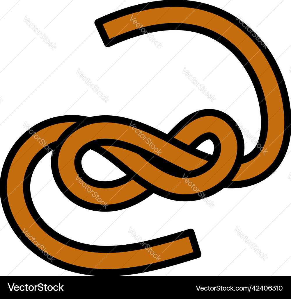 Icon of rope Royalty Free Vector Image - VectorStock