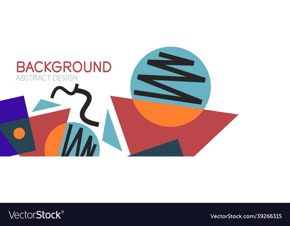 Abstract background blocks lines triangles vector image Abstract background blocks lines triangles