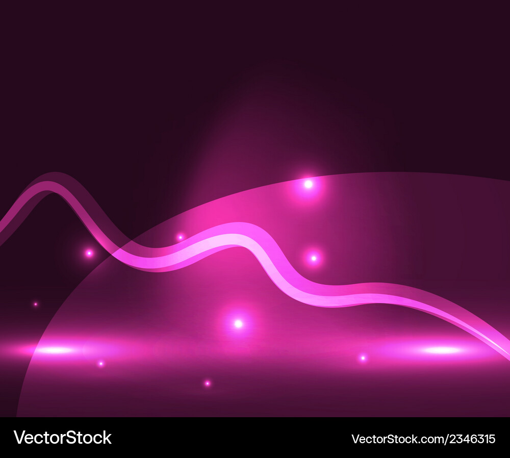 Abstract glowing lines Royalty Free Vector Image