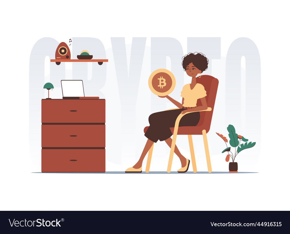 Concept of mining and extraction bitcoin Vector Image Concept of mining and extraction bitcoin