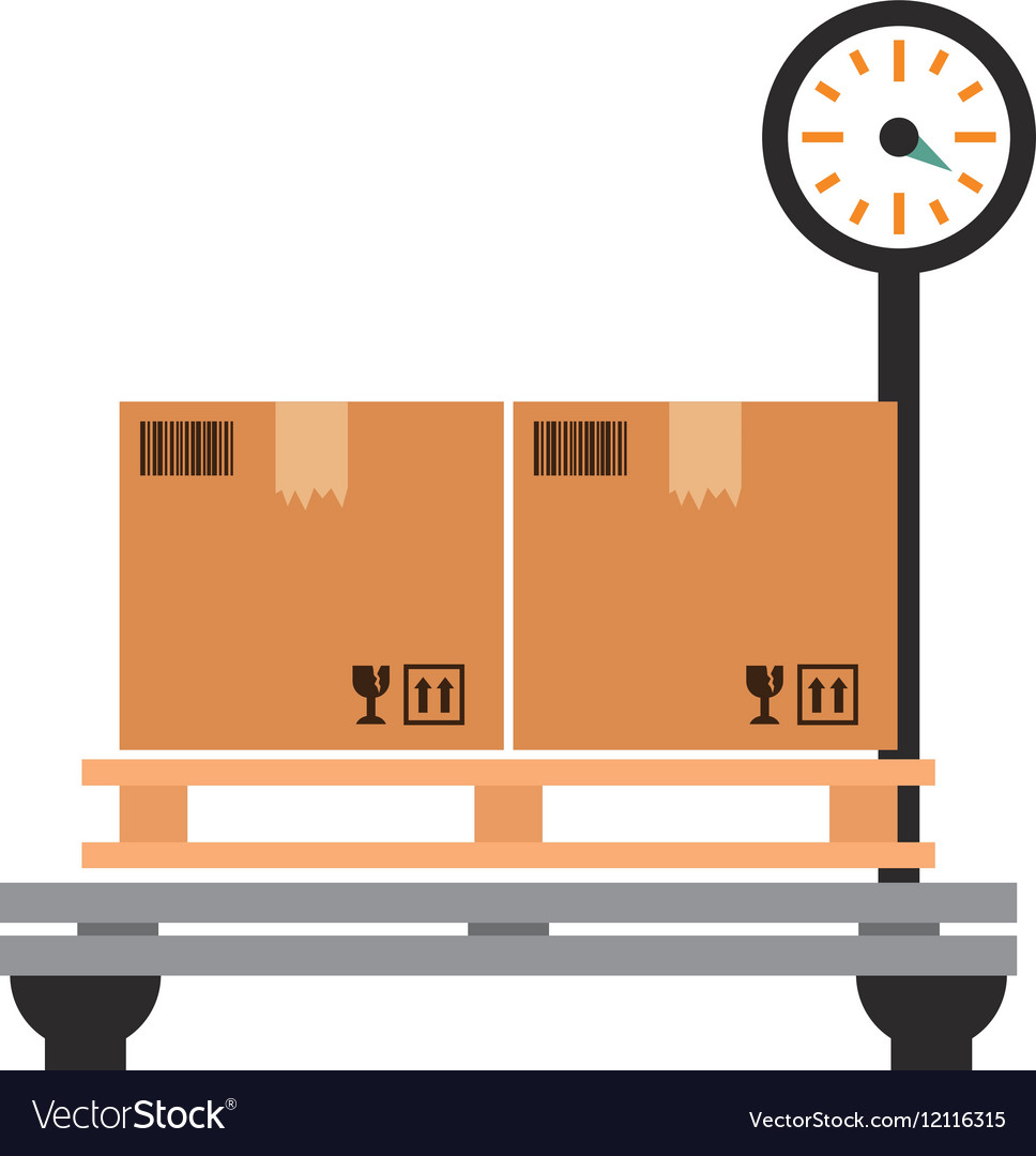 Delivery Box Shipping Royalty Free Vector Image