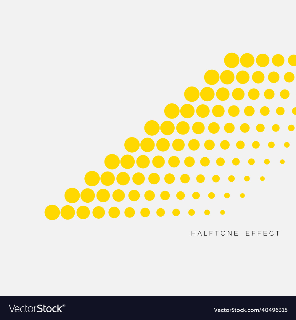 Set of abstract halftone design elements Vector Image Set of abstract halftone design elements