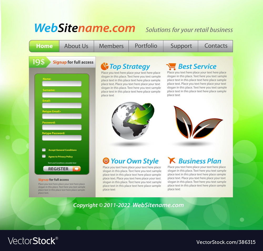 website download vector free