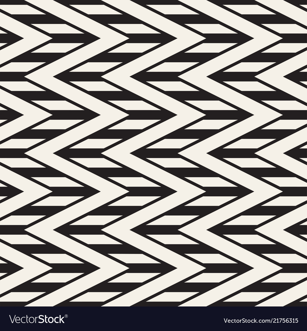 Zigzag Line Pattern - Abstract & Stylish
