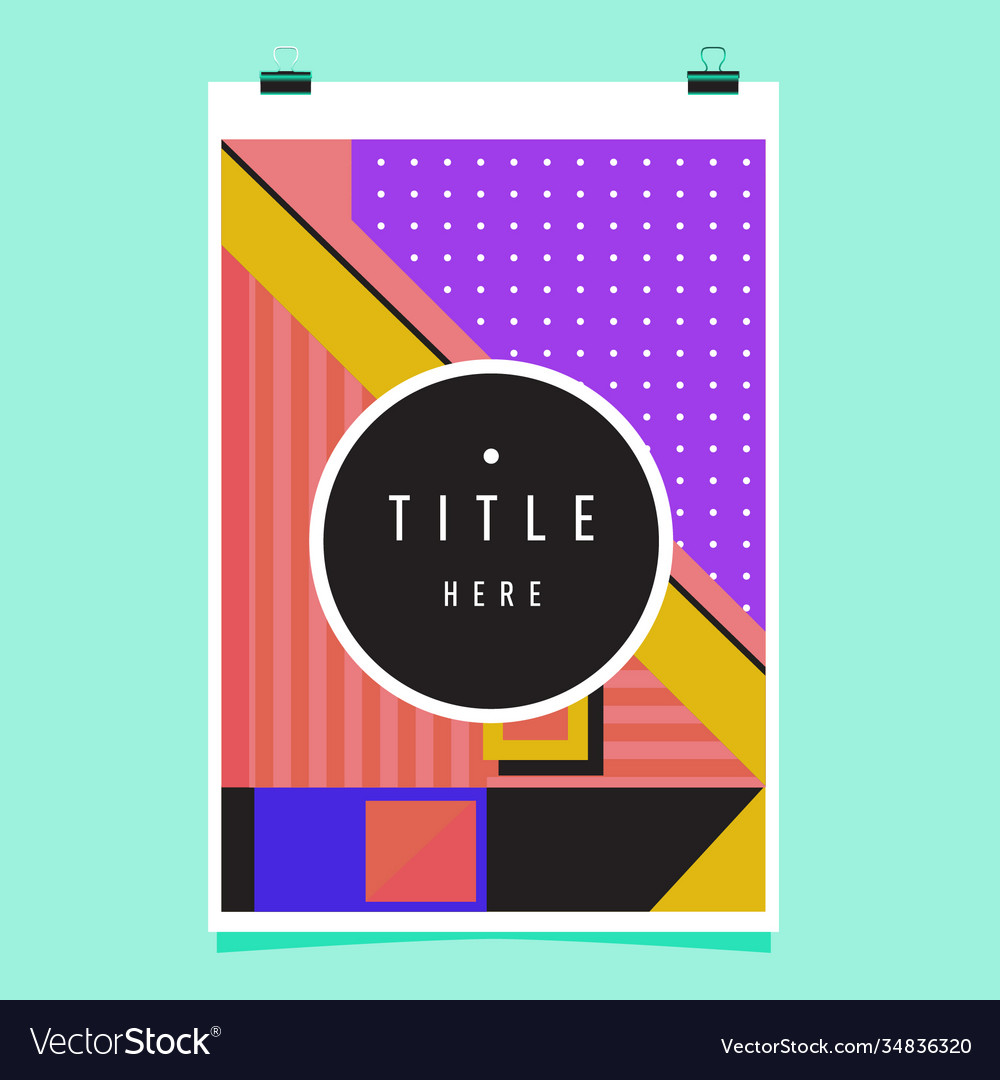 Abstract colorful geometric pattern background Vector Image Abstract colorful geometric pattern background