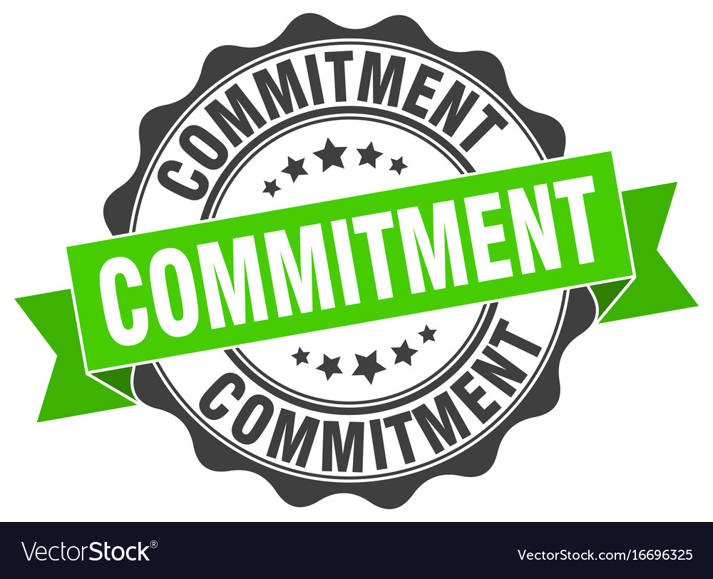 Commitment stamp sign seal