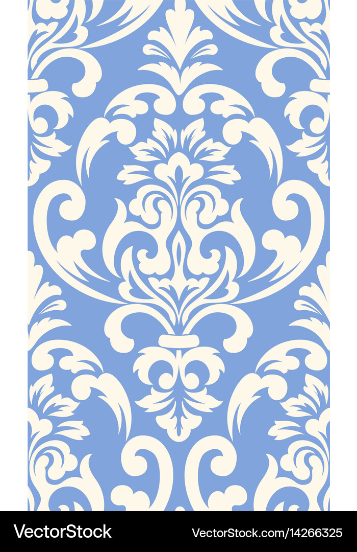 Damask seamless pattern element classical luxury Vector Image