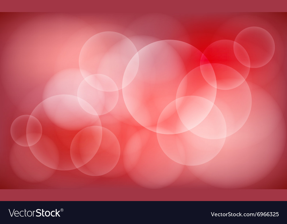 Red Bokeh Abstract Background
