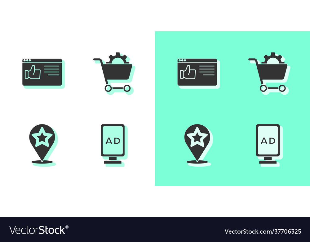 Set advertising browser window map pointer