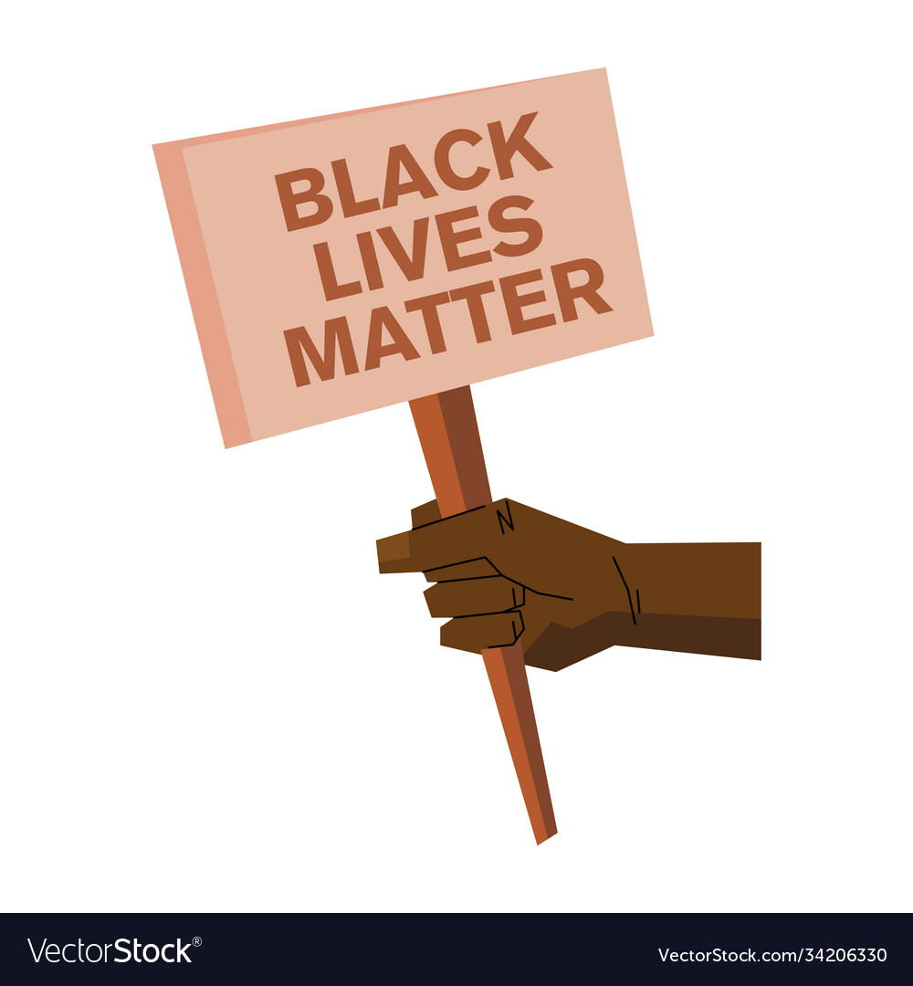 Black lives matter banner design