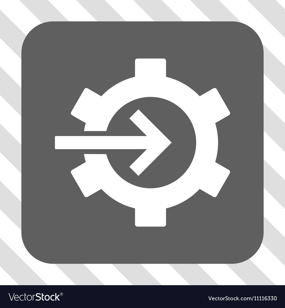 Cog integration rounded square button