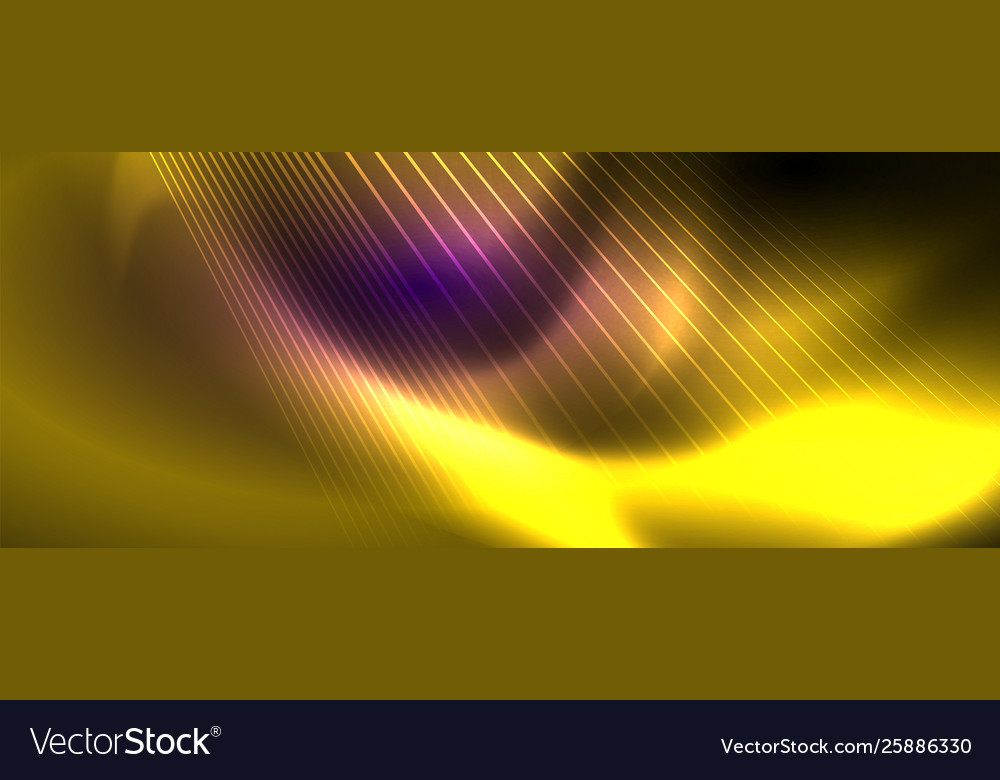 Color light with lines outer space background vector image Color light with lines outer space background