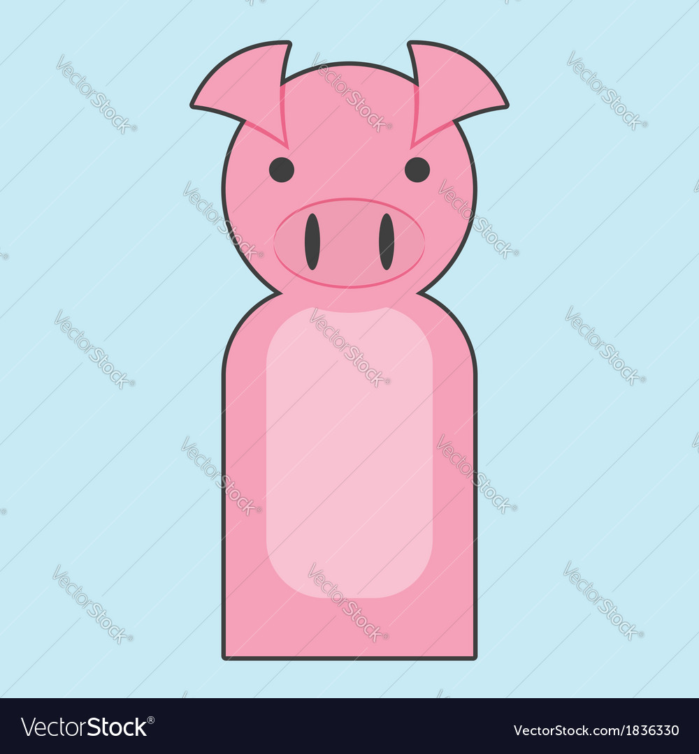 Cute Pink Pig Puppet