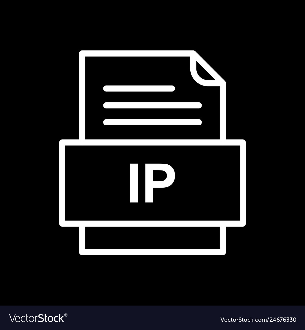 Ip file document icon