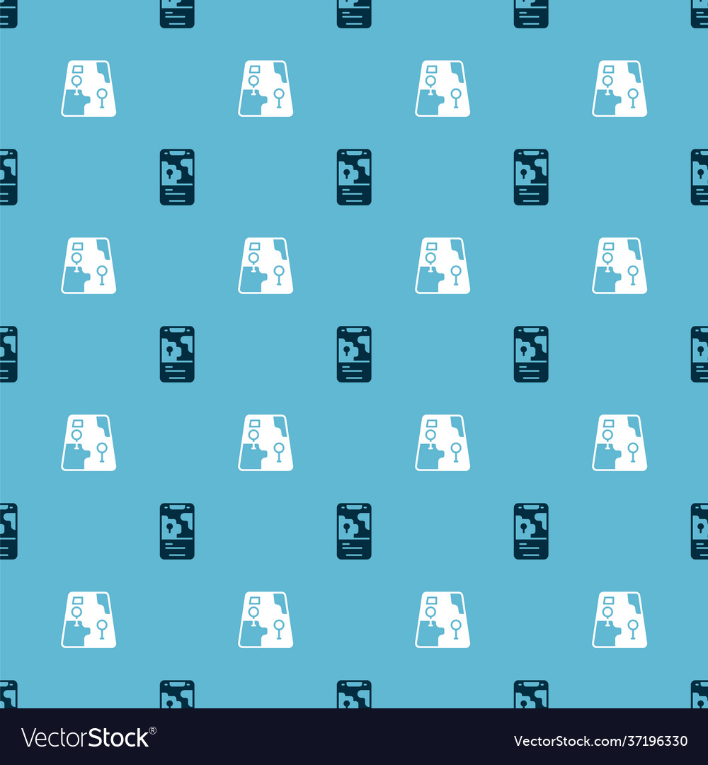 Set city map navigation and on seamless pattern Vector Image Set city map navigation and on seamless pattern