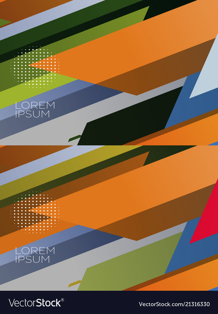 Smooth abstract colorful backgrounds set - eps10