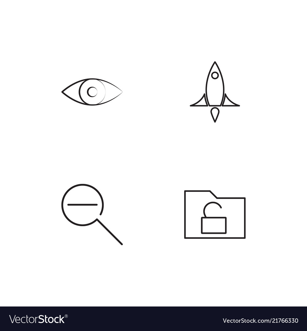 User interface icons set
