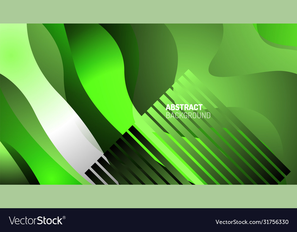 Wave pattern fluid gradients abstract lines vector image Wave pattern fluid gradients abstract lines