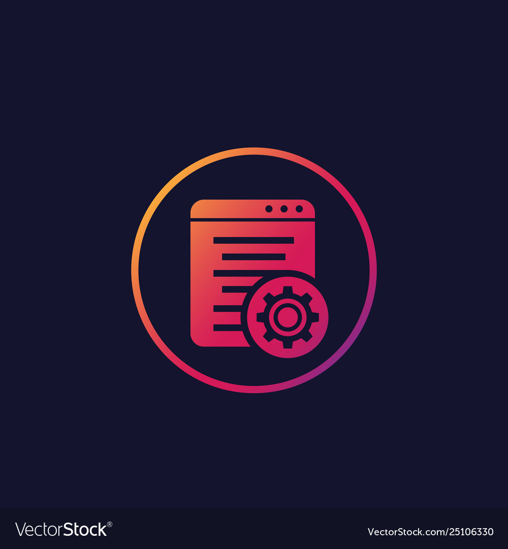 Web optimization icon